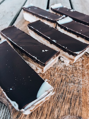 healthy Twix Bars
